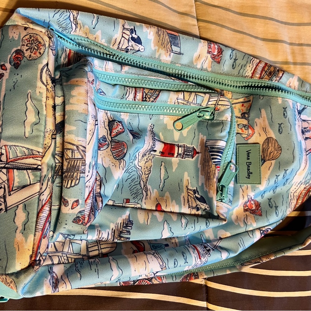 Vera Bradley Seaside crossbody bag with matching wallet